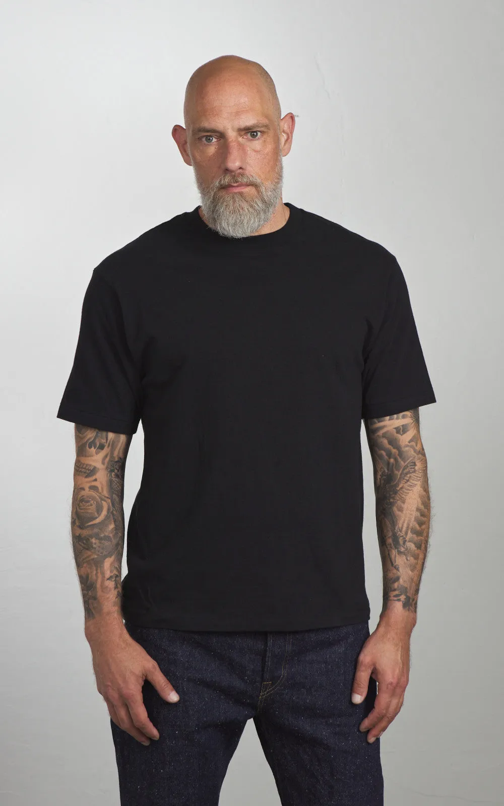 Cotton Research Club S/S Slubby T-Shirt Black sold by Cultizm product image thumbnail 2