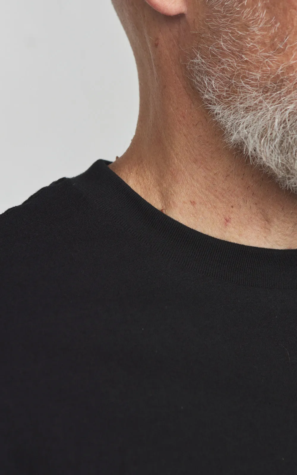 Cotton Research Club S/S Slubby T-Shirt Black sold by Cultizm product image thumbnail 4