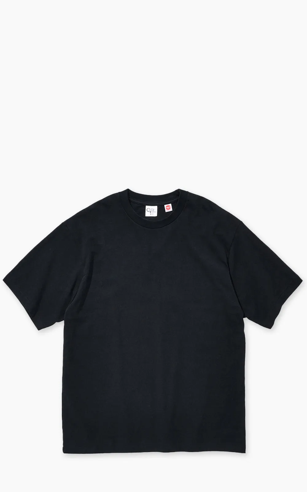 Cotton Research Club S/S Slubby T-Shirt Black sold by Cultizm