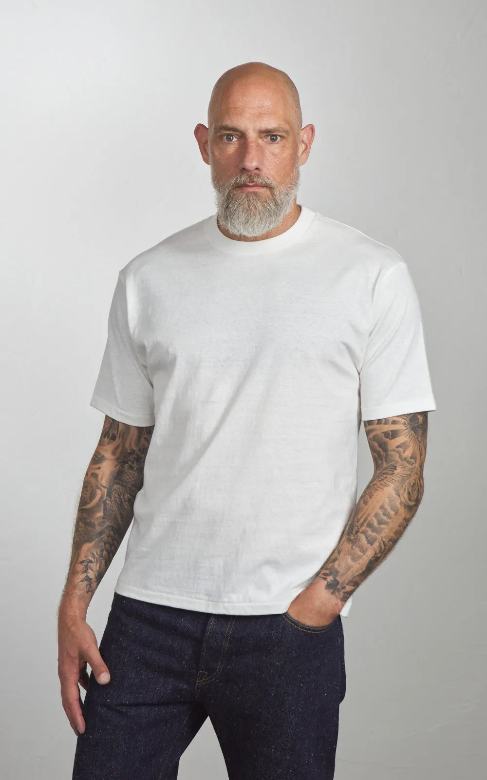 Cotton Research Club S/S Slubby T-Shirt White sold by Cultizm product image thumbnail 2
