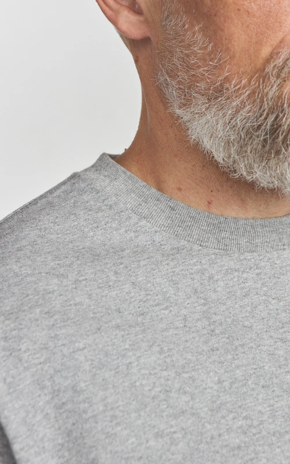 Cotton Research Club S/S Tubular T-Shirt Heather Grey sold by Cultizm product image thumbnail 4