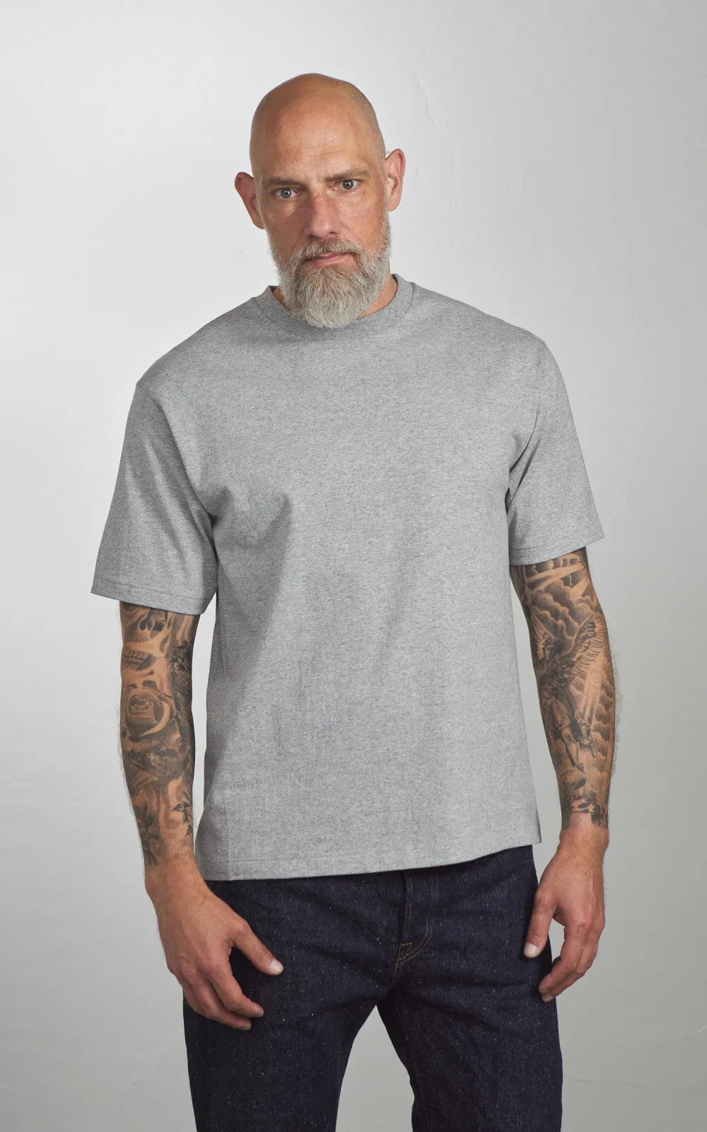 Cotton Research Club S/S Tubular T-Shirt Heather Grey sold by Cultizm product image thumbnail 2