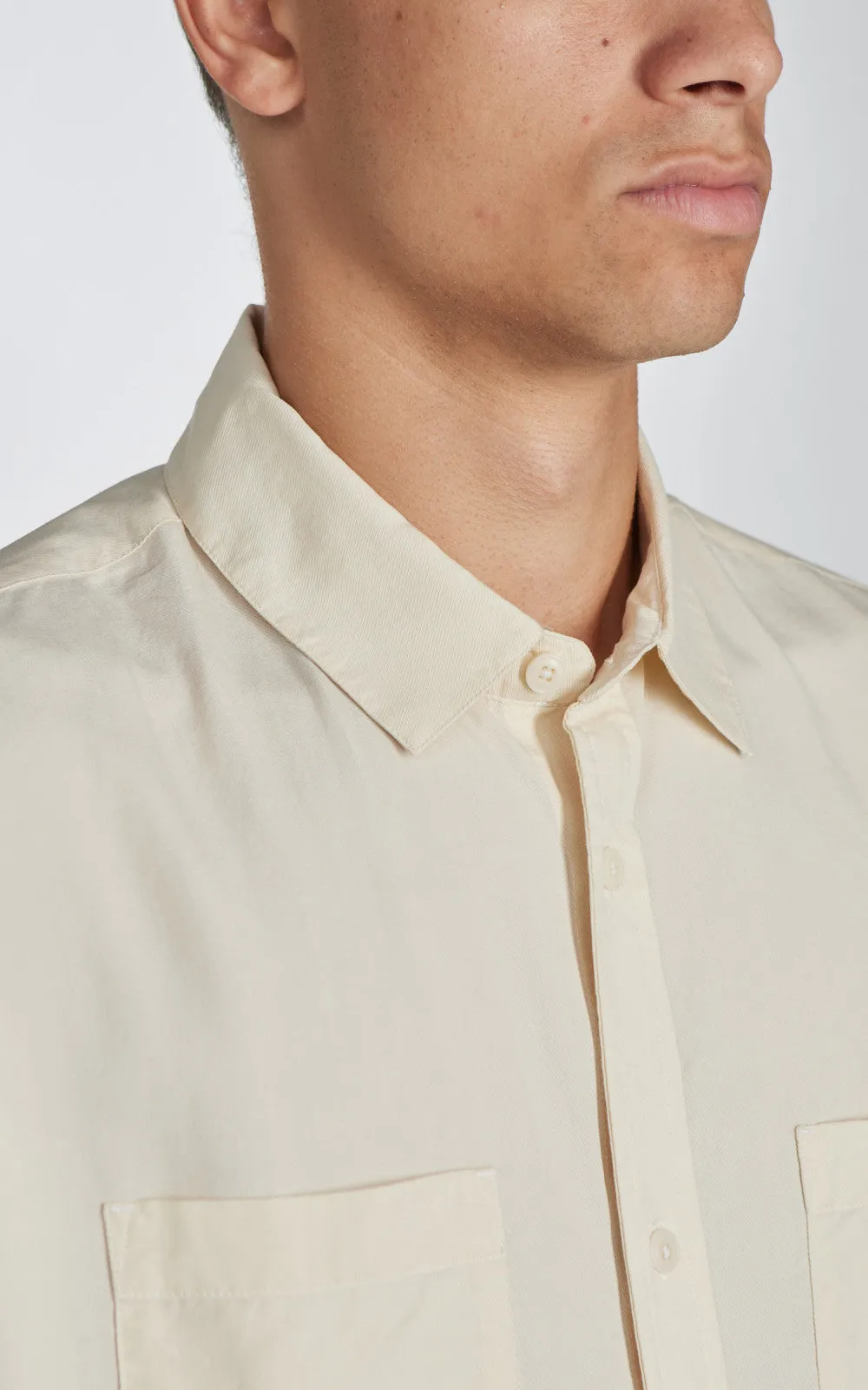 3sixteen Mechanic Shirt Ivory sold by Cultizm product image thumbnail 4