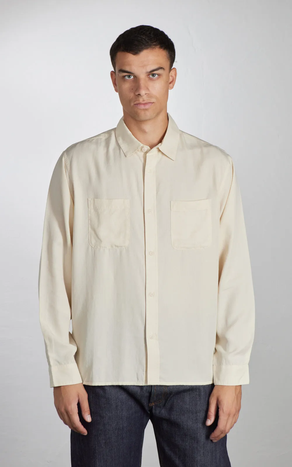 3sixteen Mechanic Shirt Ivory sold by Cultizm product image thumbnail 2