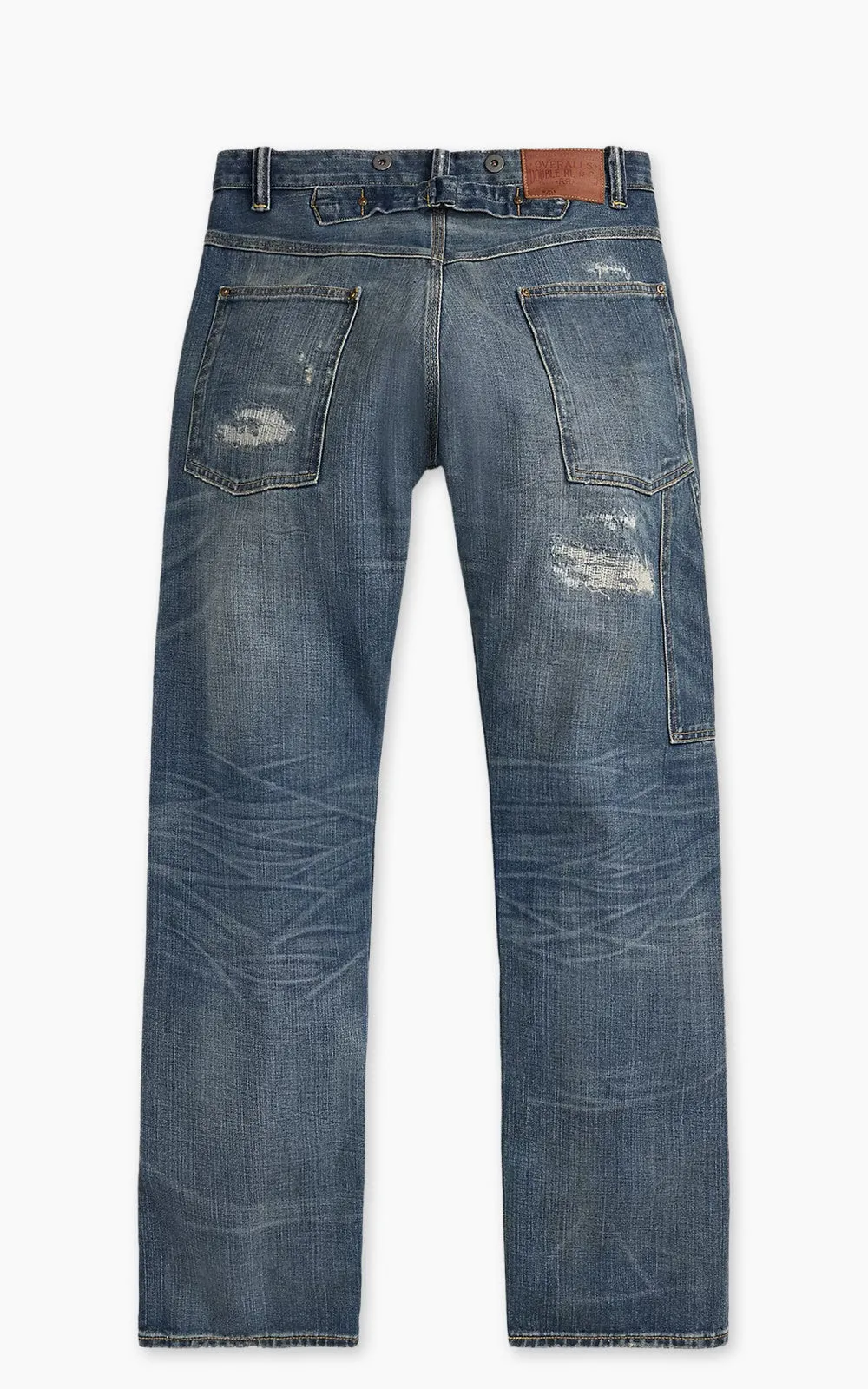 RRL Straight Fit Brayton Distressed Jean Brayton Wash sold by Cultizm product image thumbnail 3