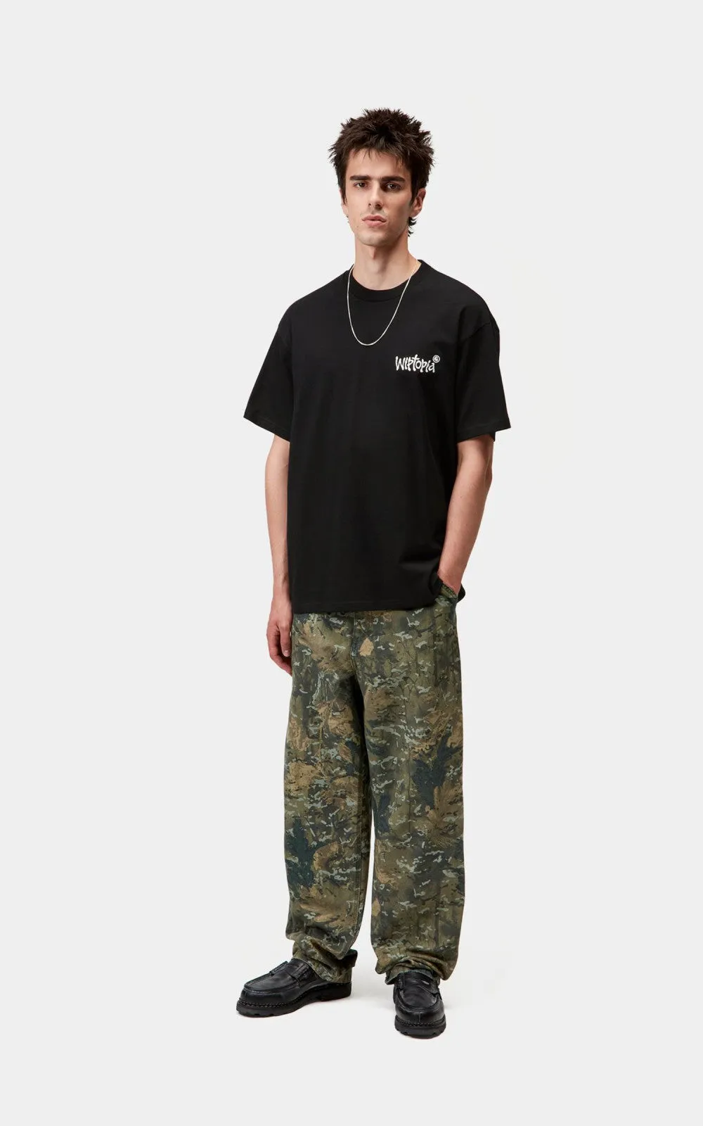 Carhartt WIP S/S Wiptopia Script T-Shirt Black/Wax sold by Cultizm product image thumbnail 4
