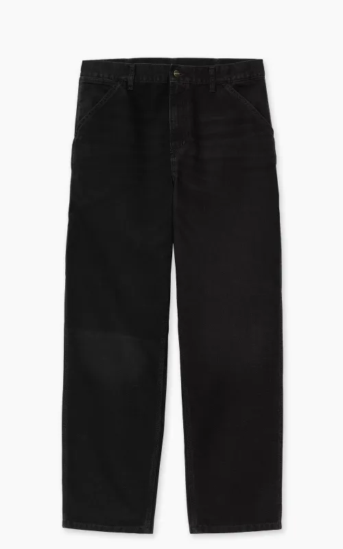Single Knee Pant Dearborn Canvas Stone Canvas Black sold by Cultizm