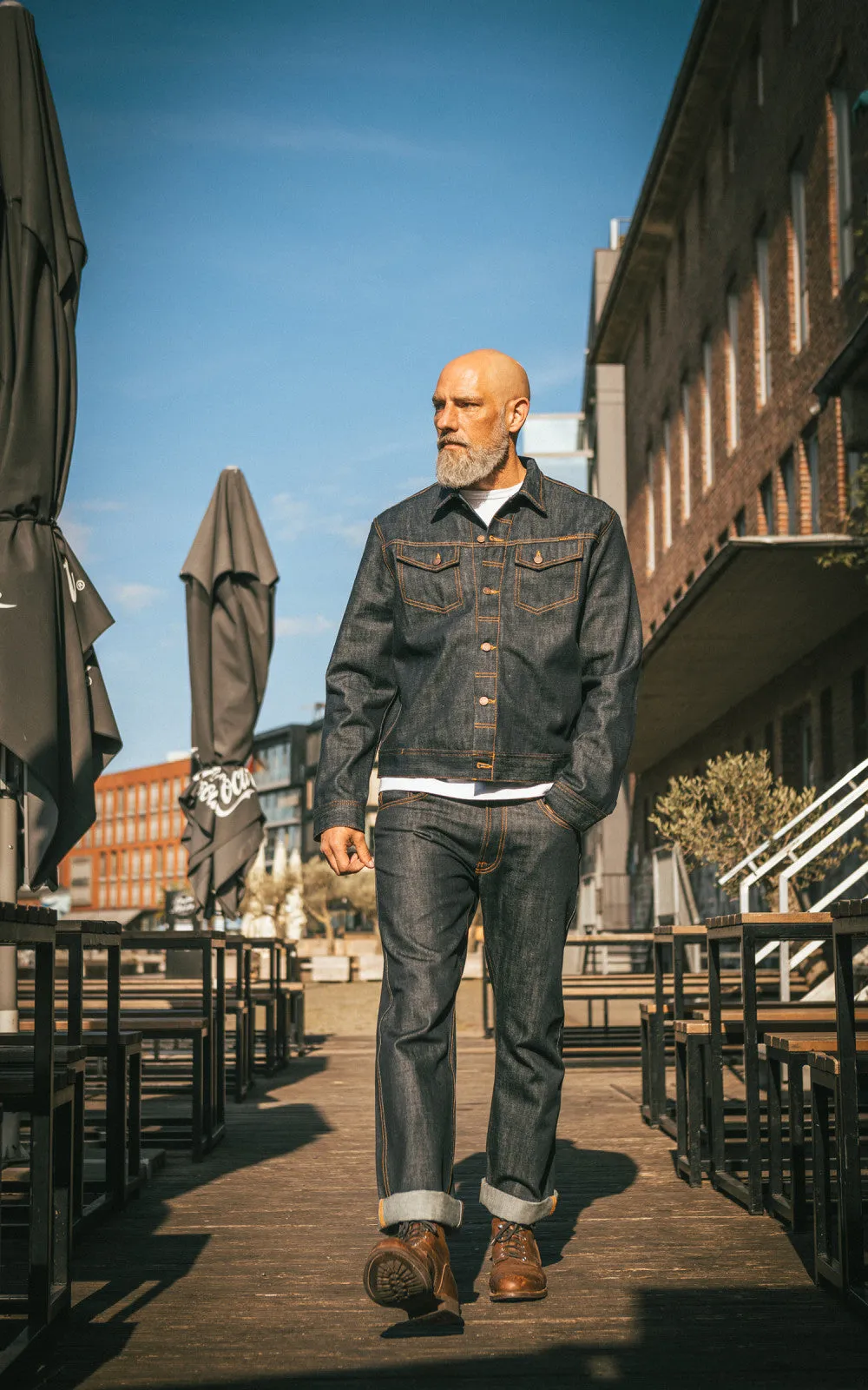 Nudie Jeans Conny Denim Jacket Dry Streaky sold by Cultizm product image thumbnail 4