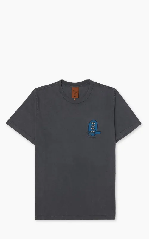 Nudie Jeans Roy Raw Tracks T-Shirt Antracite sold by Cultizm