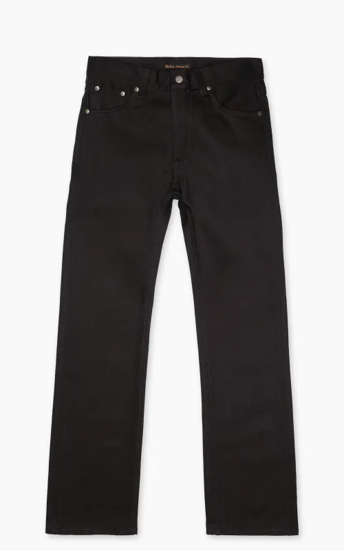 Nudie Jeans Slim Jim Dry Black Tar sold by Cultizm