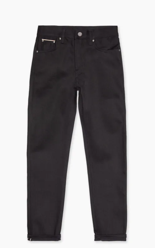 Nudie Jeans Steady Eddie II Dry Black Selvage sold by Cultizm