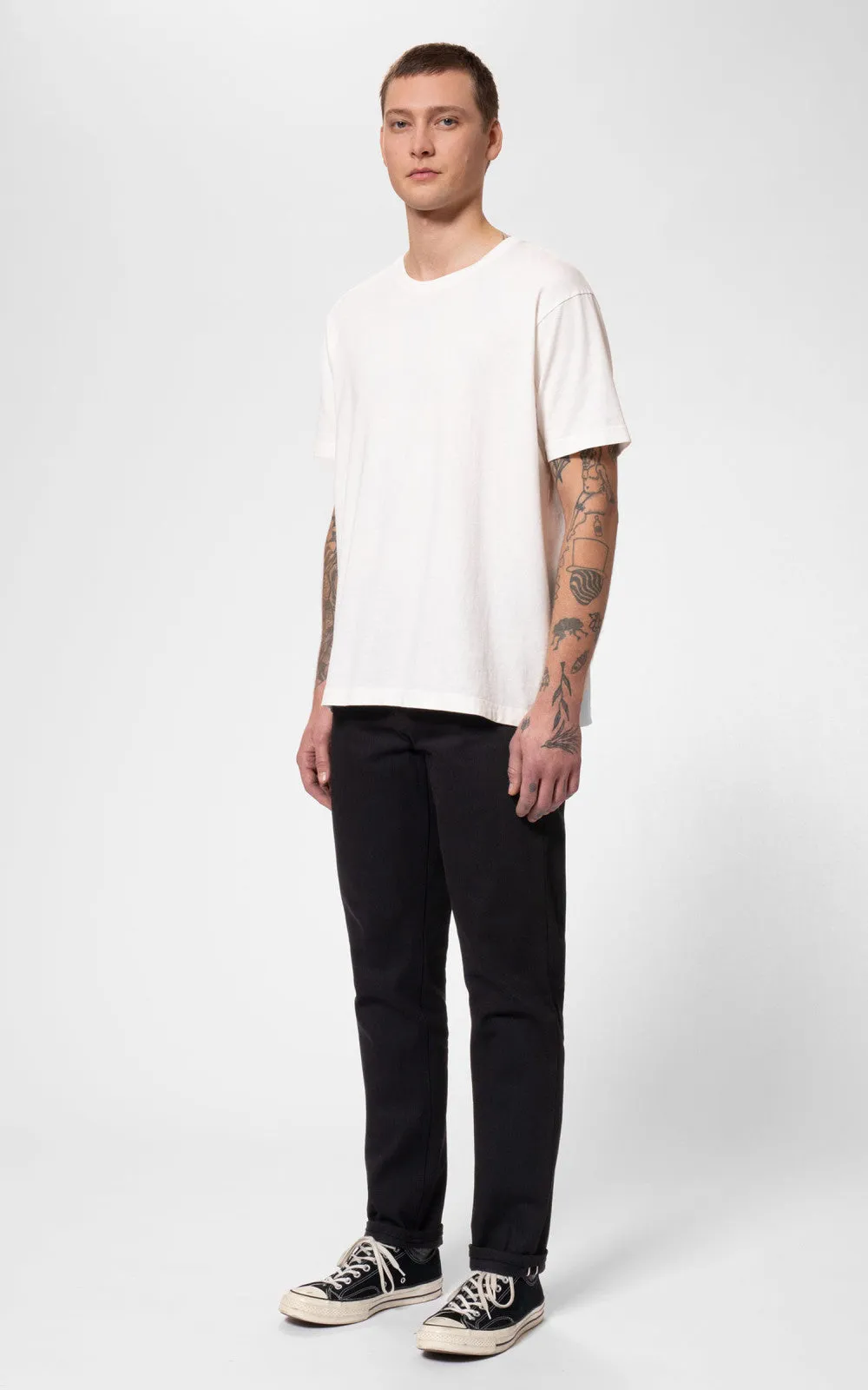 Nudie Jeans Steady Eddie II Dry Black Selvage sold by Cultizm product image thumbnail 4