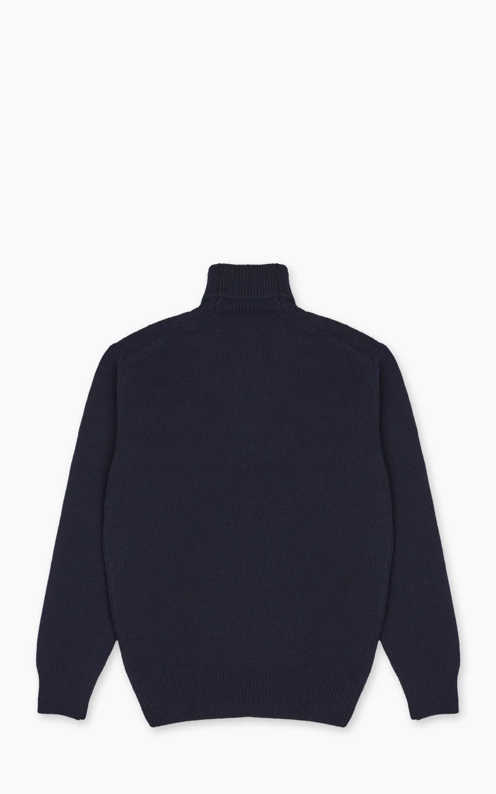 Merz b. Schwanen LOCT01 Roll Neck Pullover Wool Dark Navy sold by Cultizm product image thumbnail 3