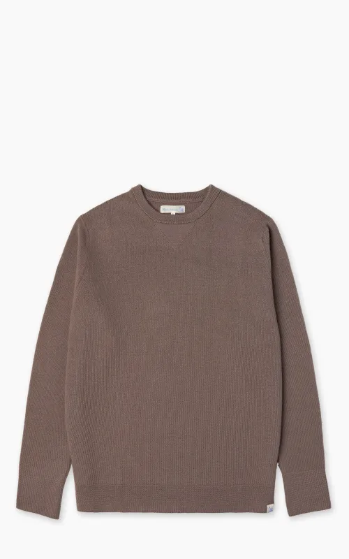 Merz b. Schwanen MWCC01 Classic Crew Merino Pullover Grain sold by Cultizm