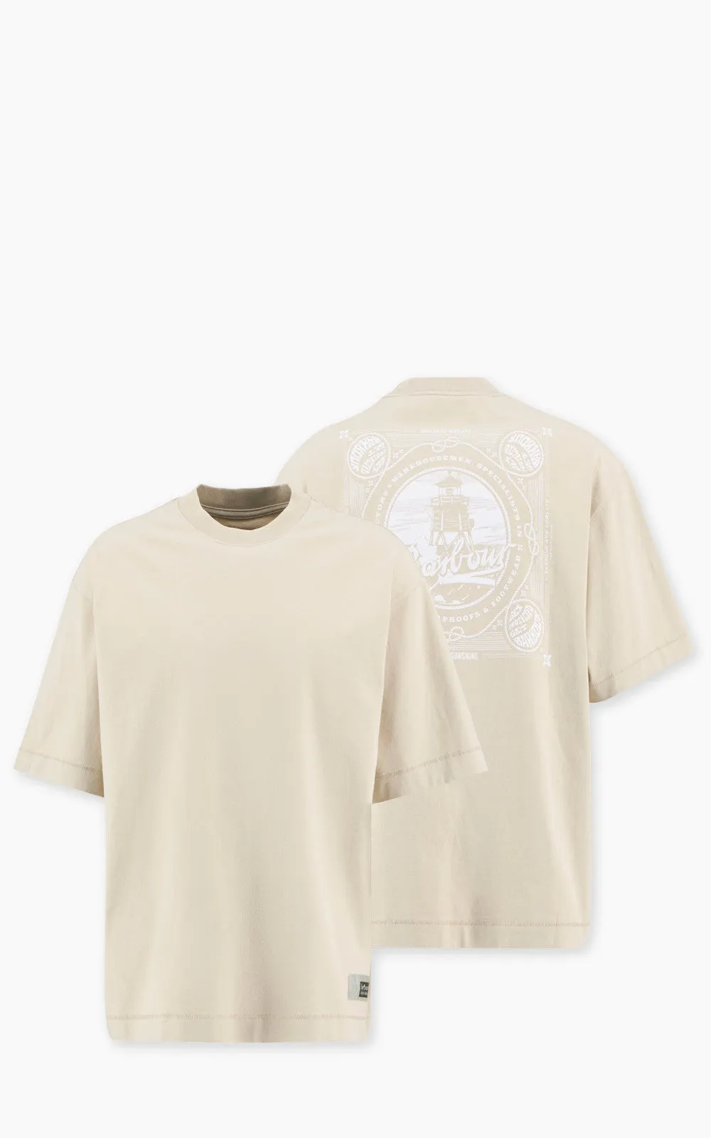 Barbour x Kaptain Sunshine S/S T-Shirt Clay sold by Cultizm product image thumbnail 3