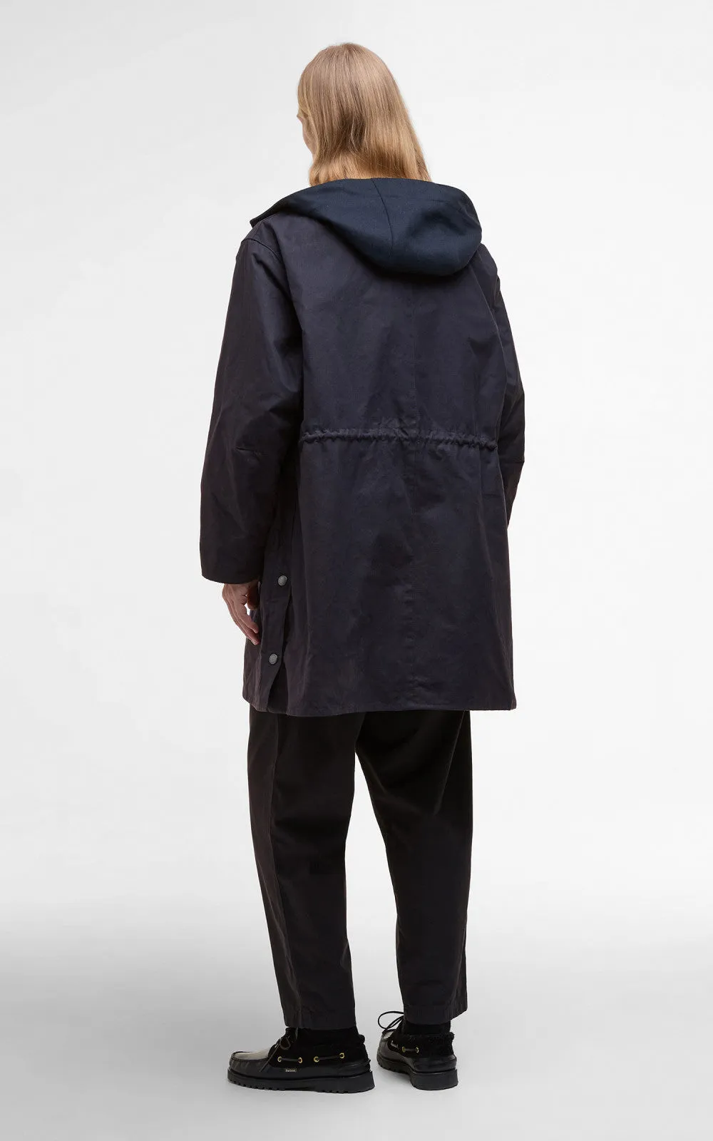 Barbour x Kaptain Sunshine Bedale Field Coat Dark Indigo sold by Cultizm product image thumbnail 3