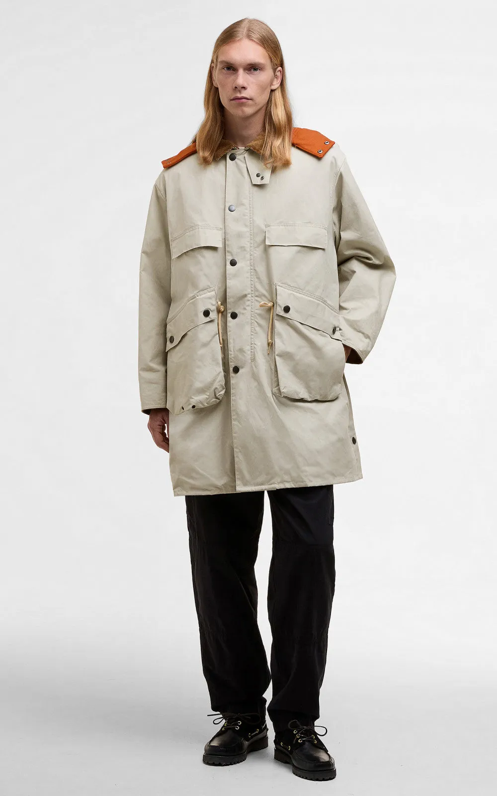 Barbour x Kaptain Sunshine Bedale Field Coat Clay sold by Cultizm product image thumbnail 2
