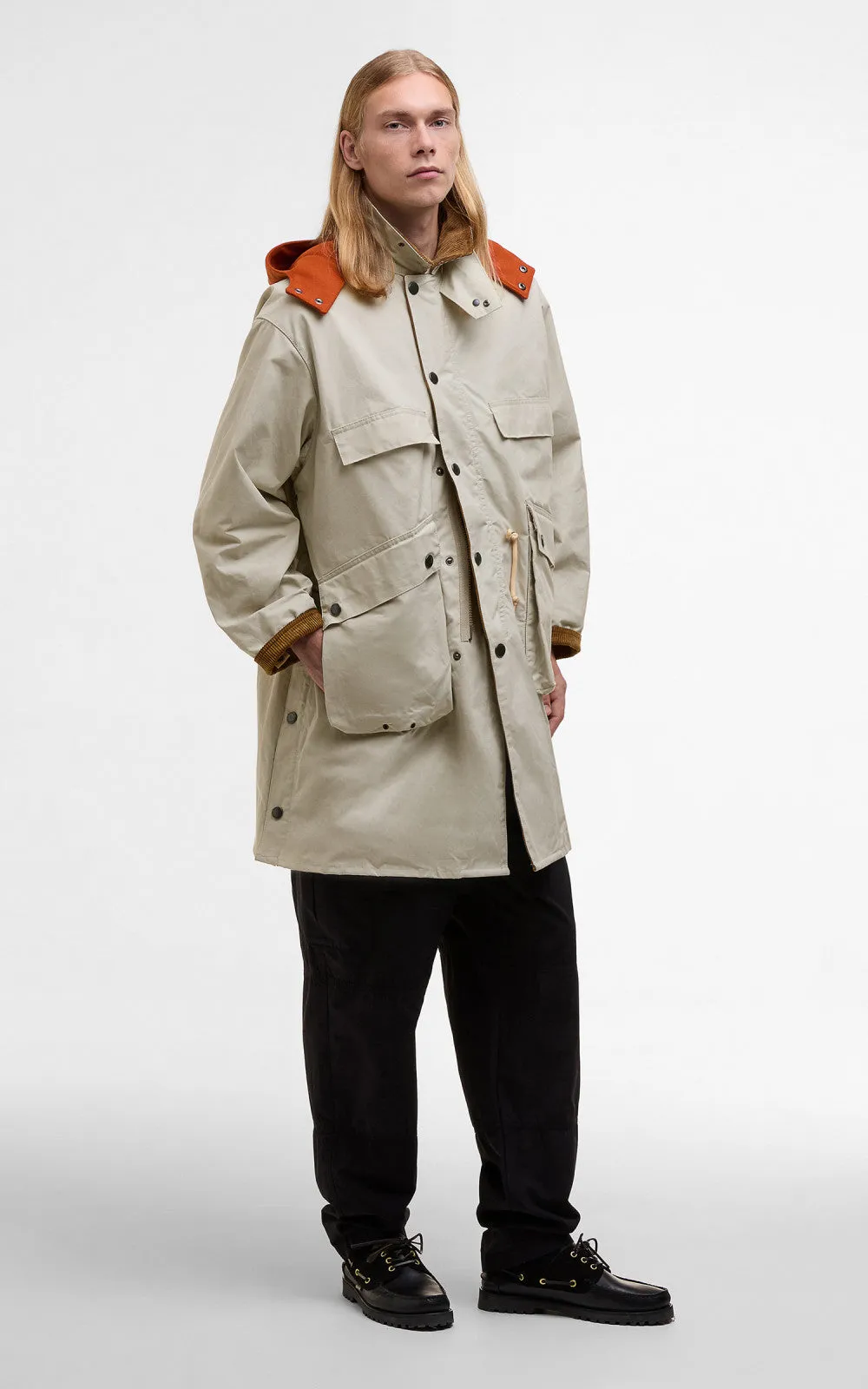 Barbour x Kaptain Sunshine Bedale Field Coat Clay sold by Cultizm product image thumbnail 5