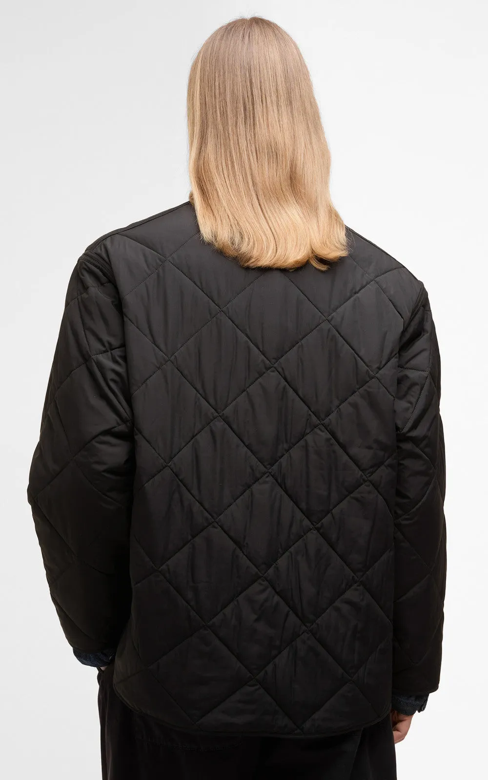 Barbour x Kaptain Sunshine Quilted Liner Black sold by Cultizm product image thumbnail 3