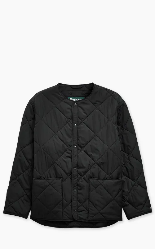 Barbour x Kaptain Sunshine Quilted Liner Black sold by Cultizm