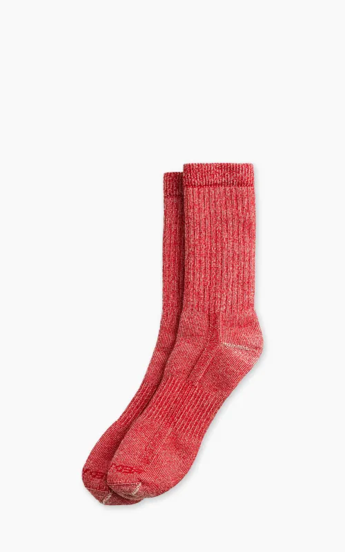 Red Wing Shoes Full Crew Socks Scarlet sold by Cultizm
