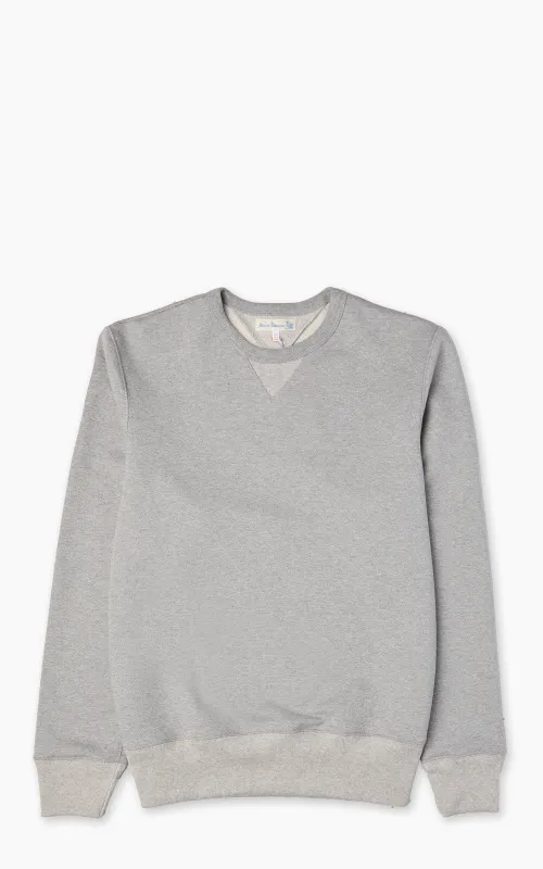 Merz b. Schwanen 3M46 Sturdy Loopback Fleece Sweatshirt Grey Melange sold by Cultizm