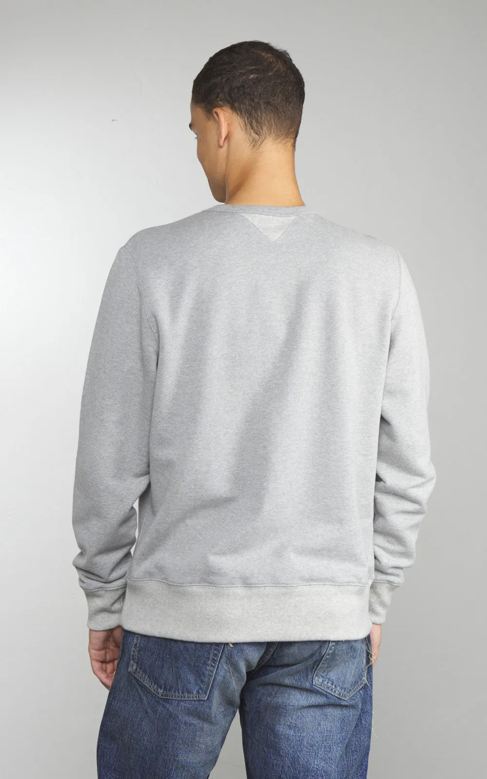 Merz b. Schwanen 3M46 Sturdy Loopback Fleece Sweatshirt Grey Melange sold by Cultizm product image thumbnail 4