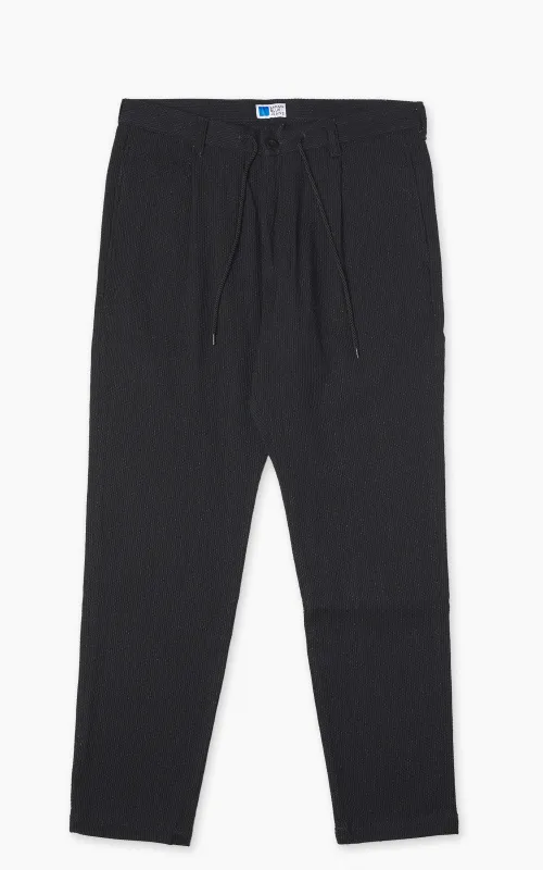 Japan Blue JBPT1024 Sashiko Easy Tapered Pants Black 11oz sold by Cultizm