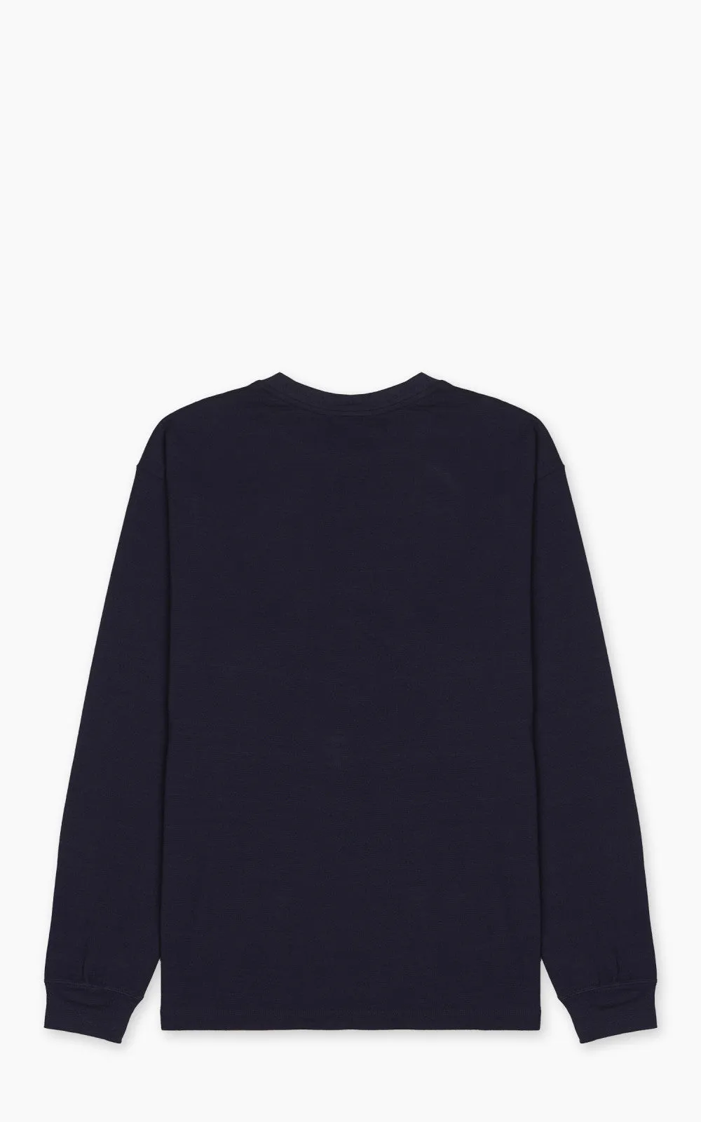 Momotaro Jeans MXTS1034 Yarn Dyed Longsleeve Tee Indigo 6.6oz sold by Cultizm product image thumbnail 3