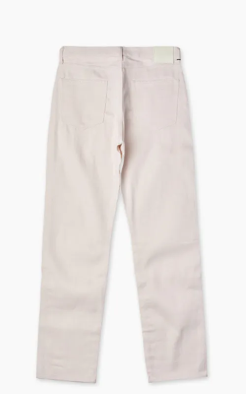 Momotaro Jeans MXJE1404 #100 Straight Denim Sakura Dyed Pink 14oz sold by Cultizm