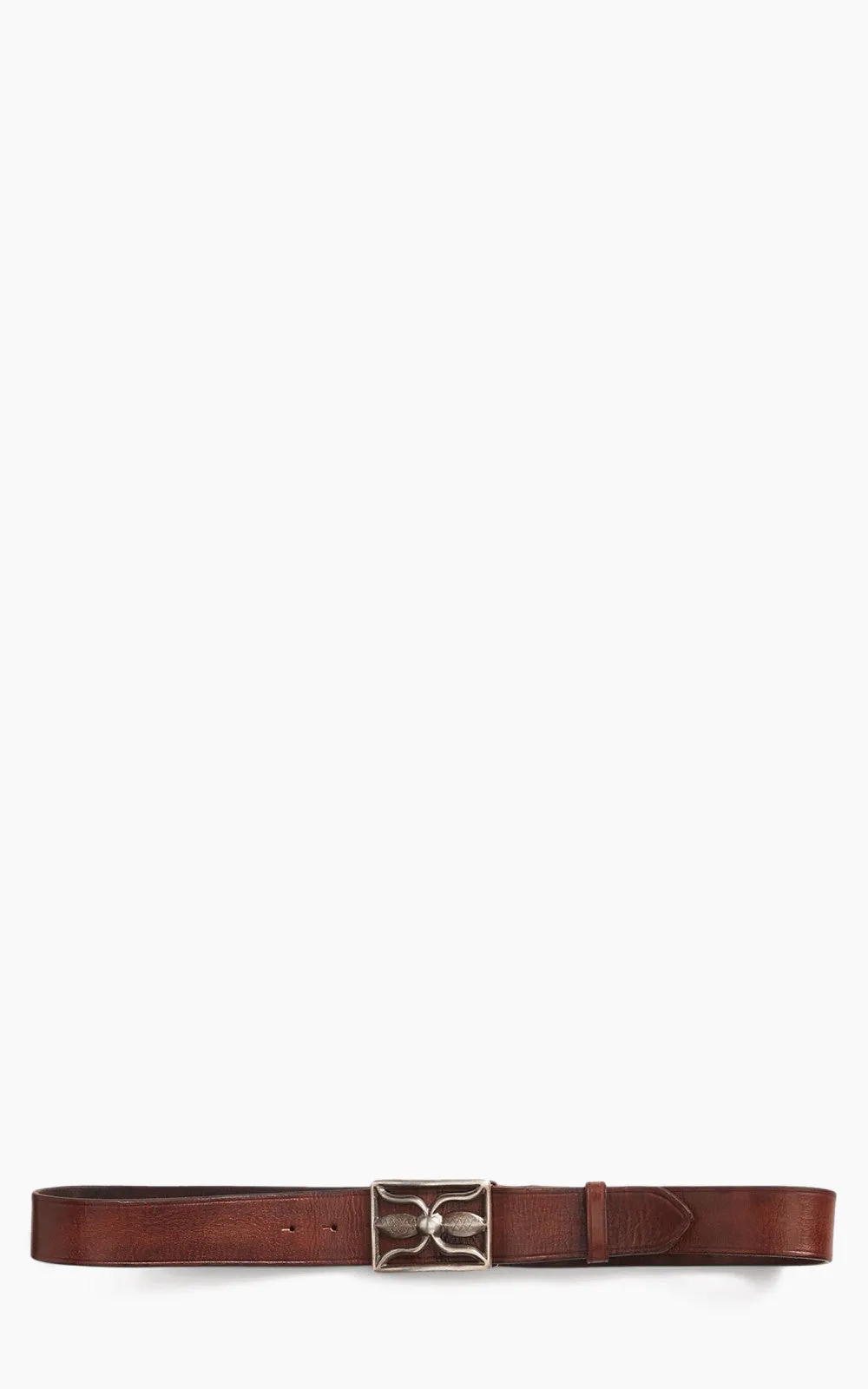 RRL Hawkins Leather Belt Vintage Brown sold by Cultizm product image thumbnail 2