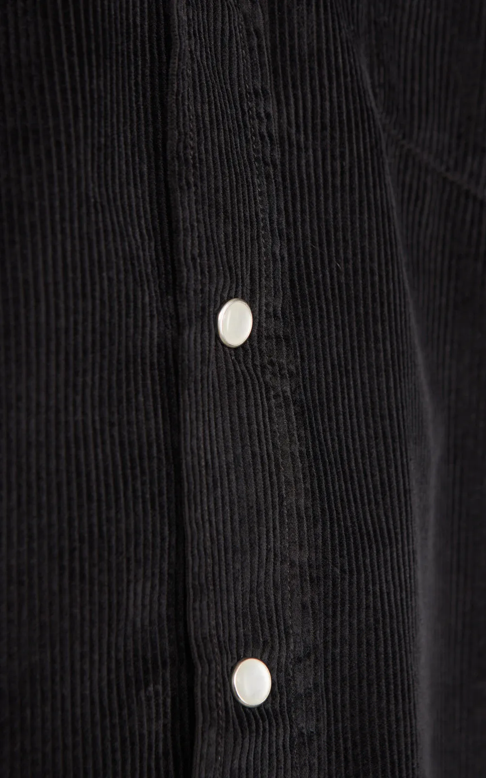 Tellason Cowboy Shirt Vell Millerighe Corduroy Black sold by Cultizm product image thumbnail 5