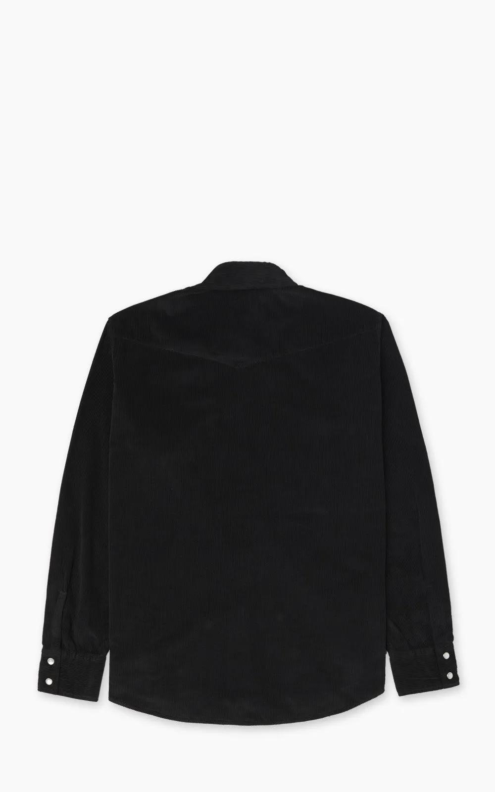Tellason Cowboy Shirt Vell Millerighe Corduroy Black sold by Cultizm product image thumbnail 3