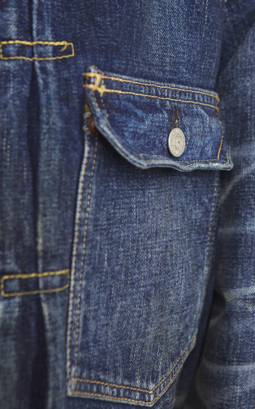 Fullcount 2978D-2107 Type 1 Selvedge Denim Jacket "More Than Just Fear" Indigo Blue sold by Cultizm product image thumbnail 5