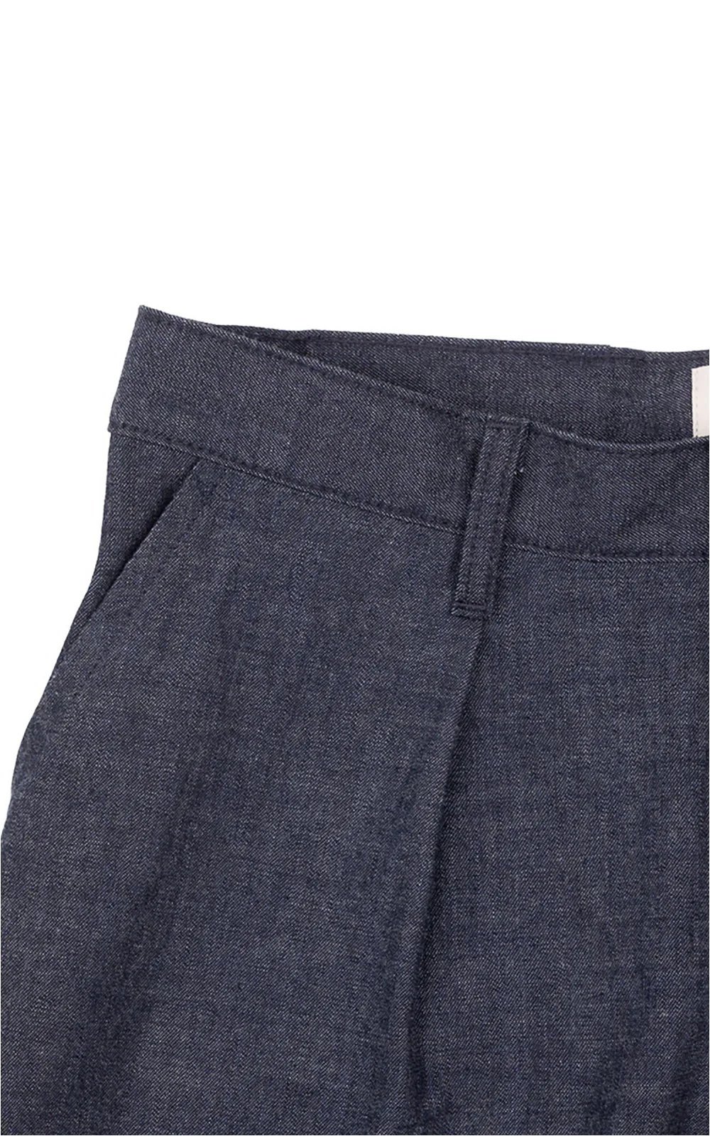 Naked & Famous Denim Pleated Trouser Rinsed Denim Indigo 10oz sold by Cultizm product image thumbnail 4