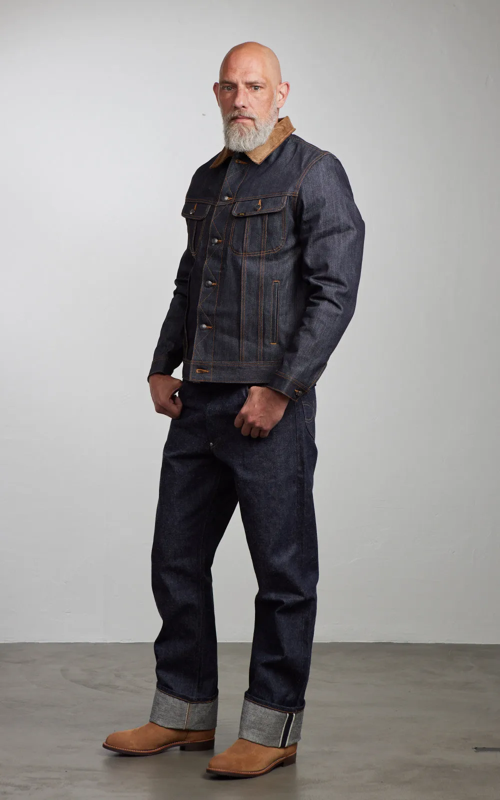 Lee 101 101 Storm Rider Jacket Blanket Lined Dry Indigo 14.75oz sold by Cultizm product image thumbnail 3