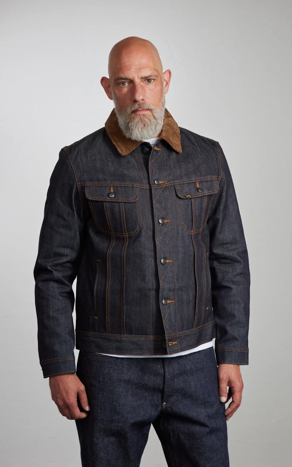 Lee 101 101 Storm Rider Jacket Blanket Lined Dry Indigo 14.75oz sold by Cultizm product image thumbnail 2