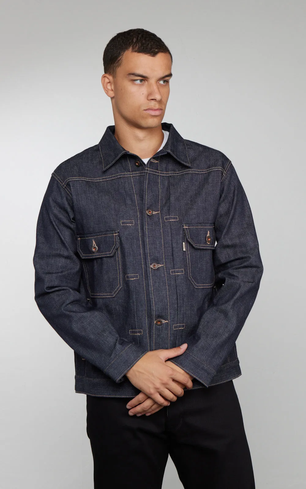 Railcar Fine Goods Type 2 Jacket Kurabo Denim Indigo 11.5oz sold by Cultizm product image thumbnail 2