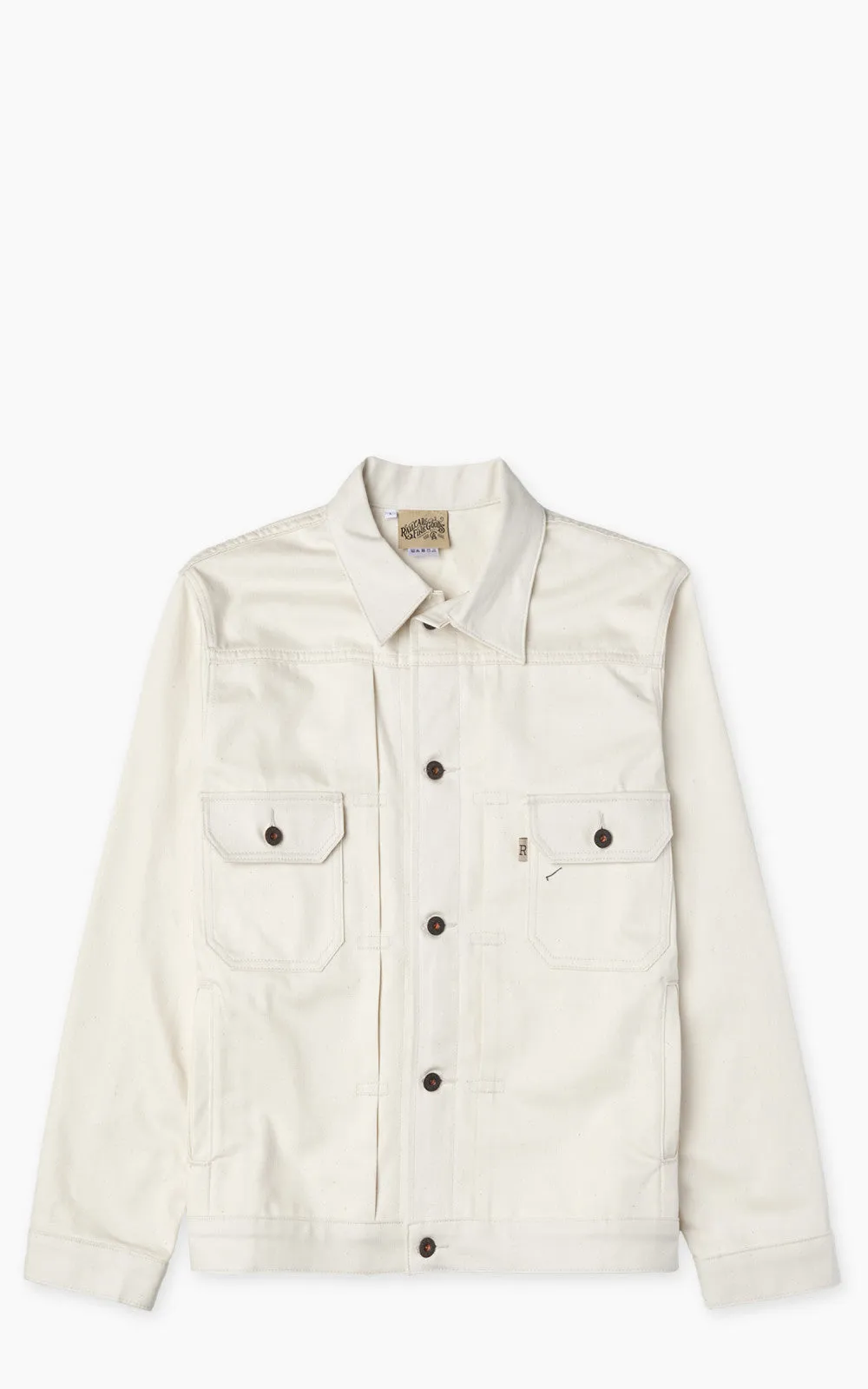 Railcar Fine Goods Type 2 Jacket Selvedge Ecru Natural 12oz sold by Cultizm