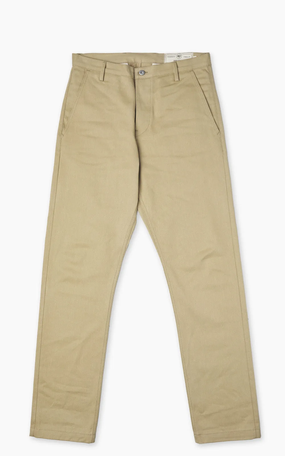 Rogue Territory Officer High Trouser Selvedge Khaki sold by Cultizm