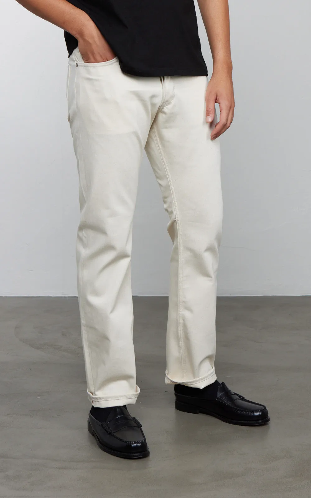 Railcar Fine Goods Rebels X105 Modern Straight Selvedge Ecru 12oz sold by Cultizm product image thumbnail 5