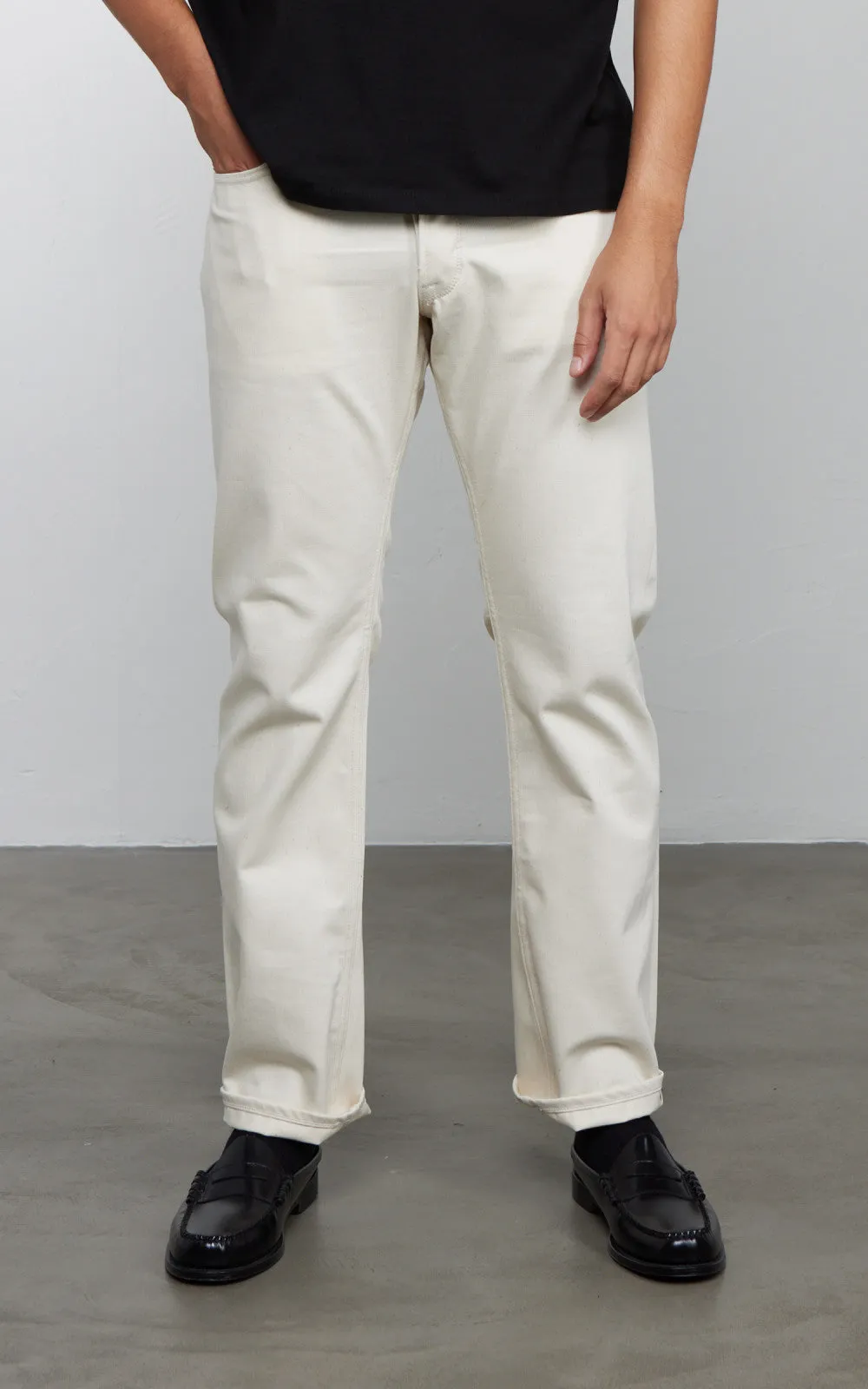 Railcar Fine Goods Rebels X105 Modern Straight Selvedge Ecru 12oz sold by Cultizm product image thumbnail 2