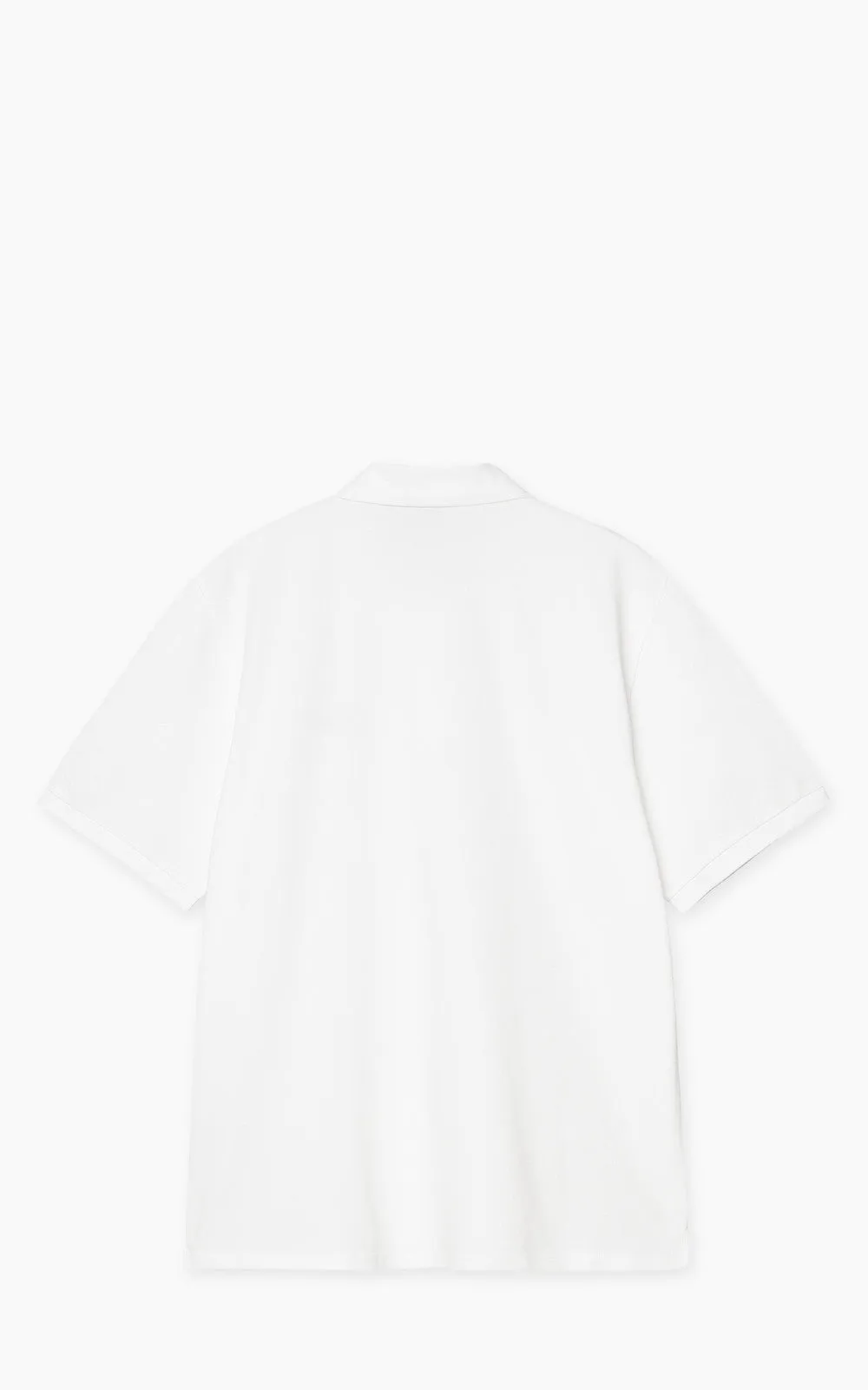 Carhartt WIP S/S Carhartt Script Polo White/Black sold by Cultizm product image thumbnail 3