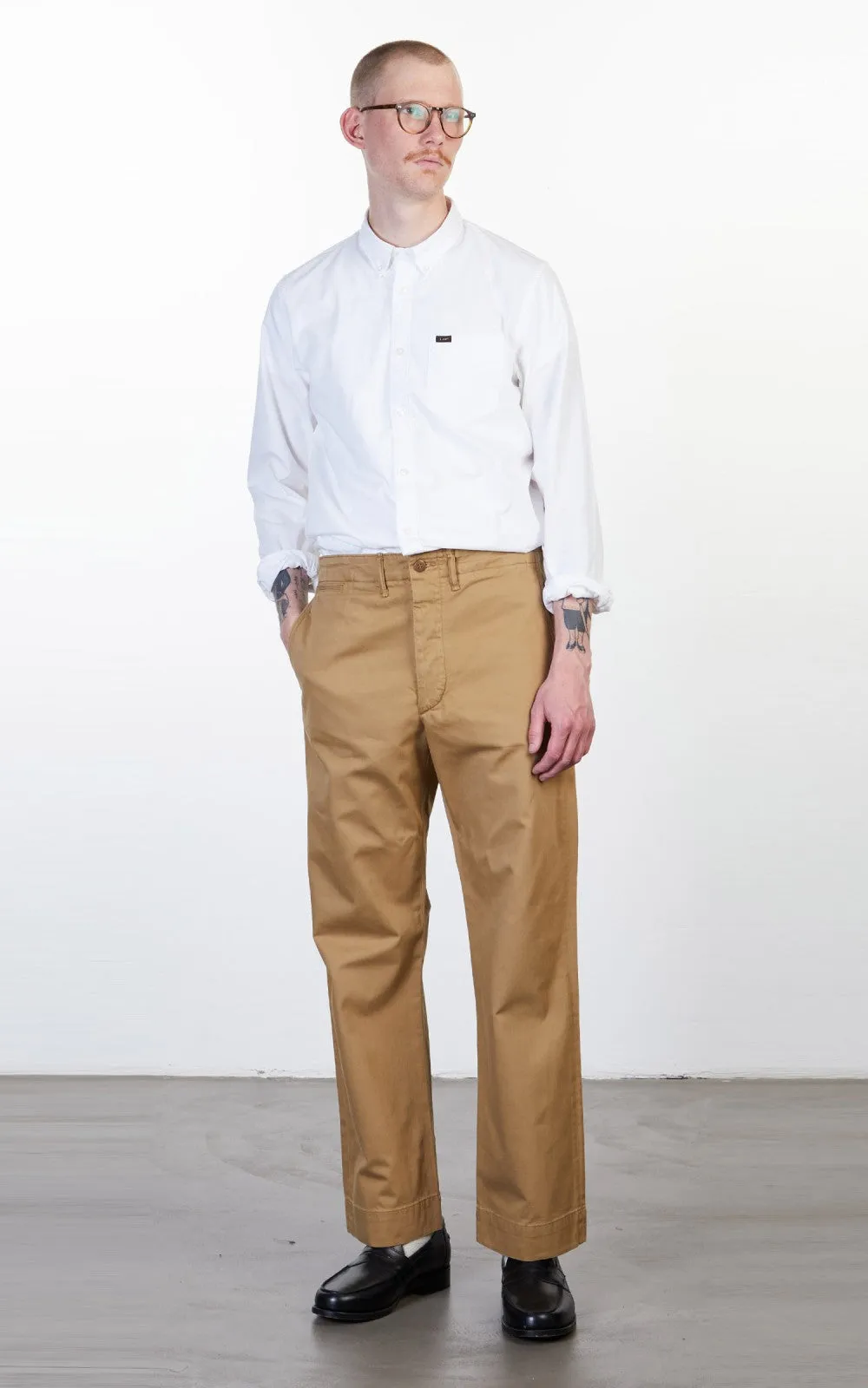 RRL Chino Field Trouser British Khaki sold by Cultizm product image thumbnail 4