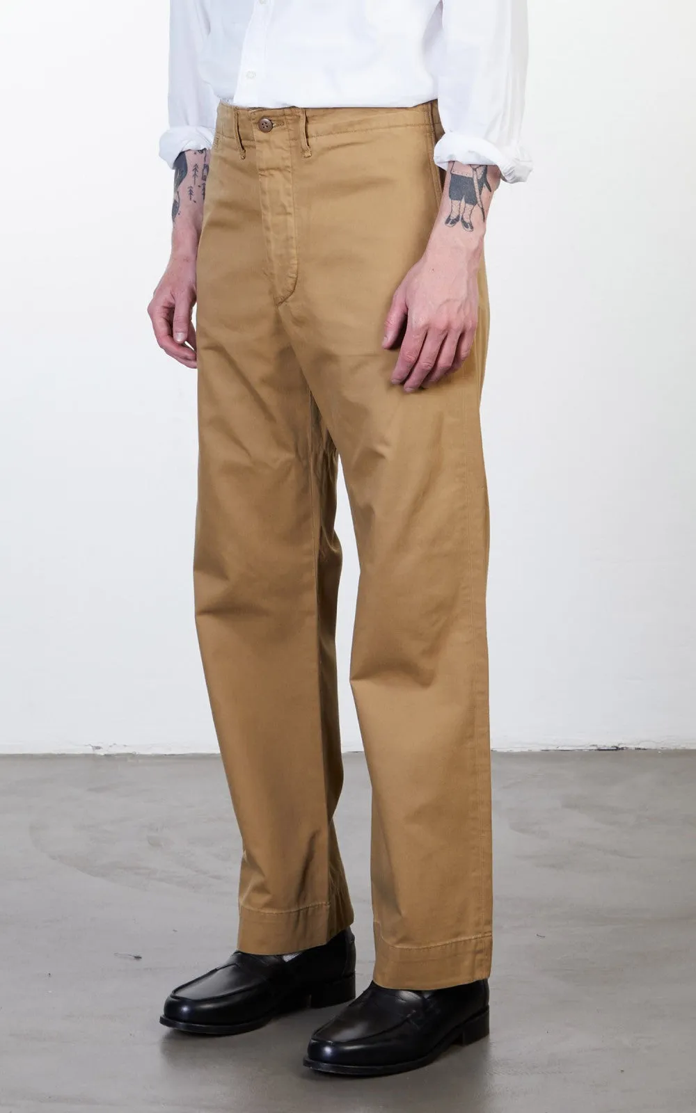 RRL Chino Field Trouser British Khaki sold by Cultizm product image thumbnail 2