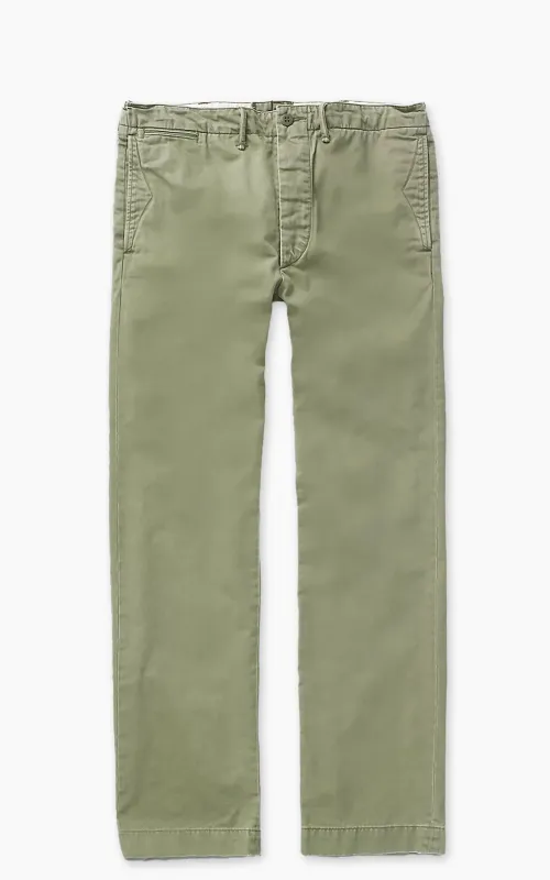 RRL Chino Officer's Trouser Olive sold by Cultizm