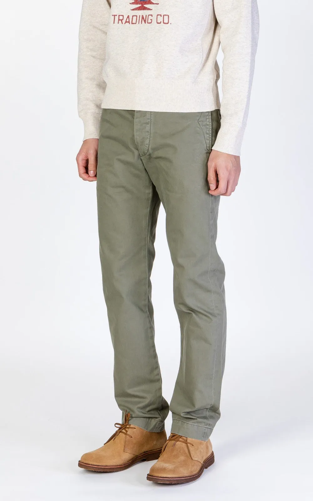 RRL Chino Officer's Trouser Olive sold by Cultizm product image thumbnail 4