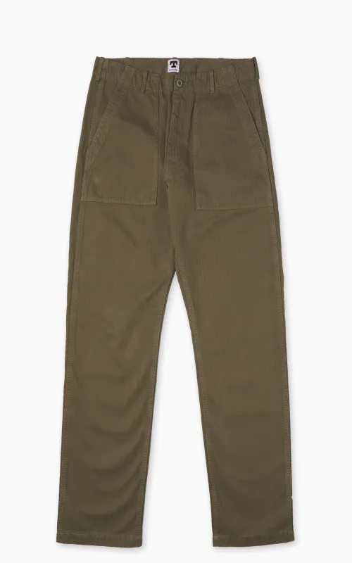 Tellason Fatigue Pant Tapered Herringbone Twill Military sold by Cultizm