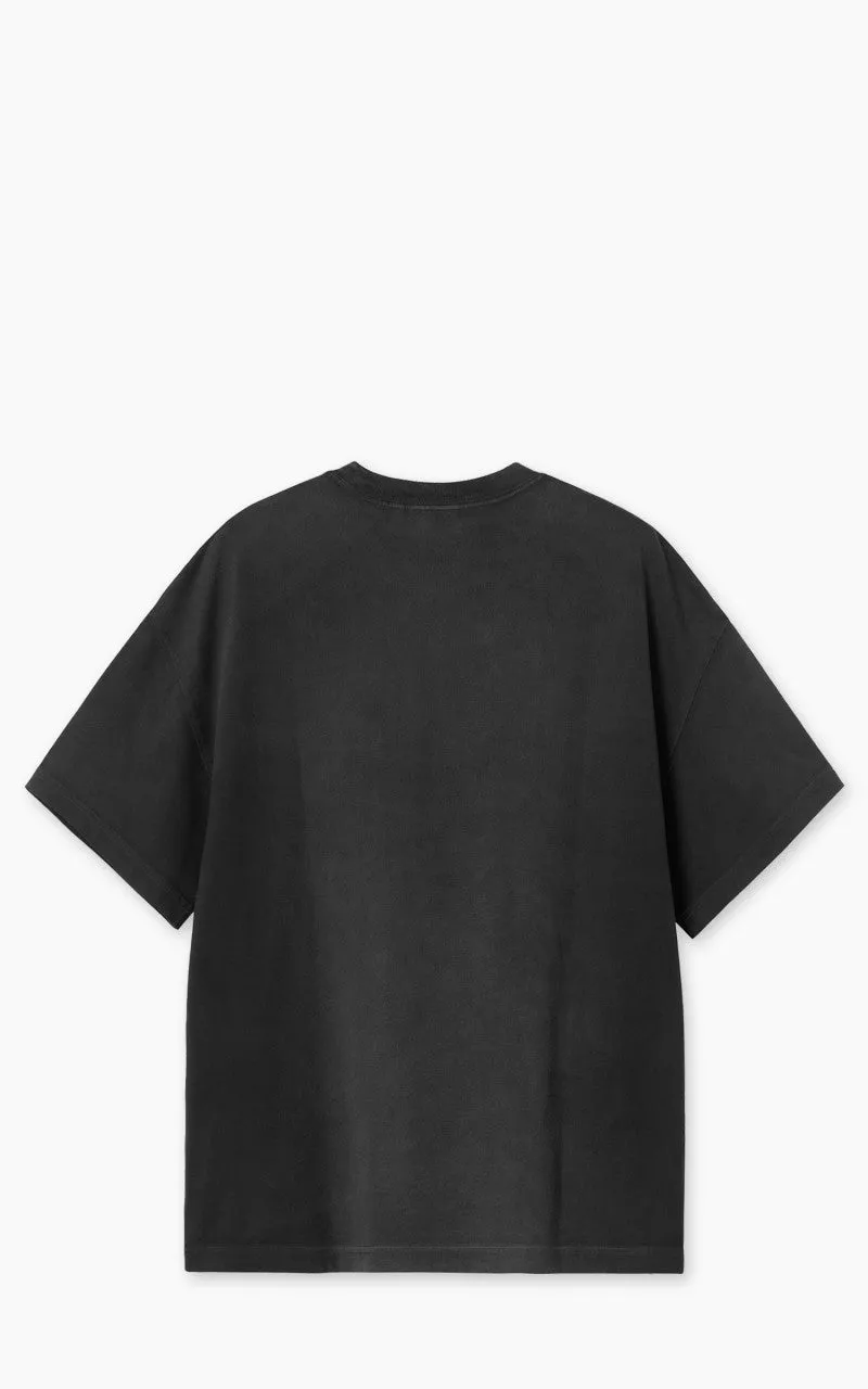 Carhartt WIP S/S Hudson Pocket T-Shirt Black Chalk Wash sold by Cultizm product image thumbnail 3