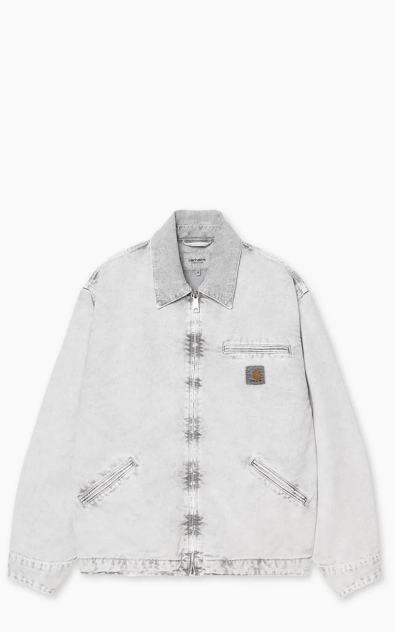 Carhartt WIP OG Detroit Jacket Dearborn Canvas Black/Black Chalk Wash sold by Cultizm